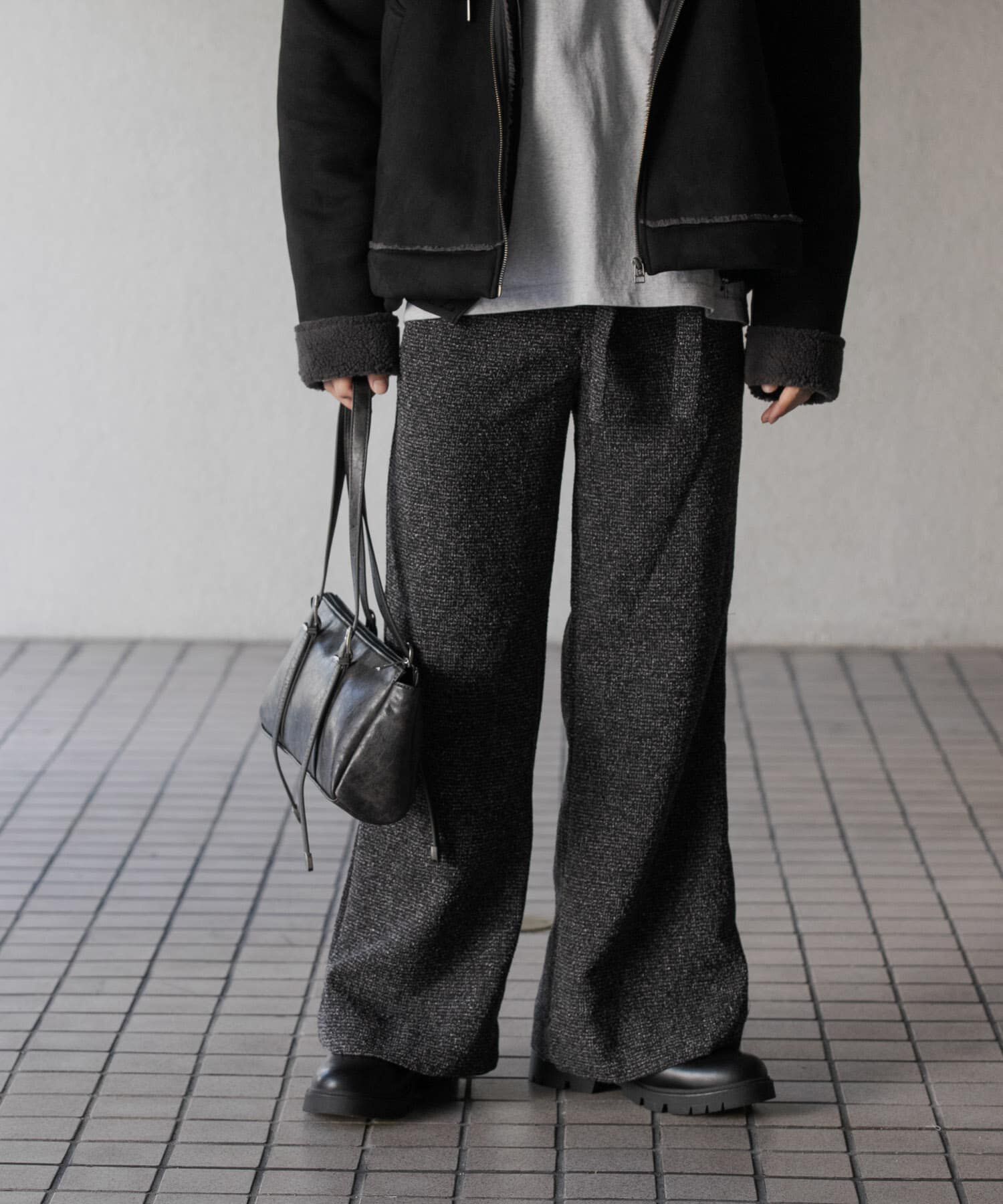 SENSE OF PLACE by URBAN RESEARCH「『わたべ&times;SOP』『セットアップ対応』ツイードワイドフレアパンツ」|その他|