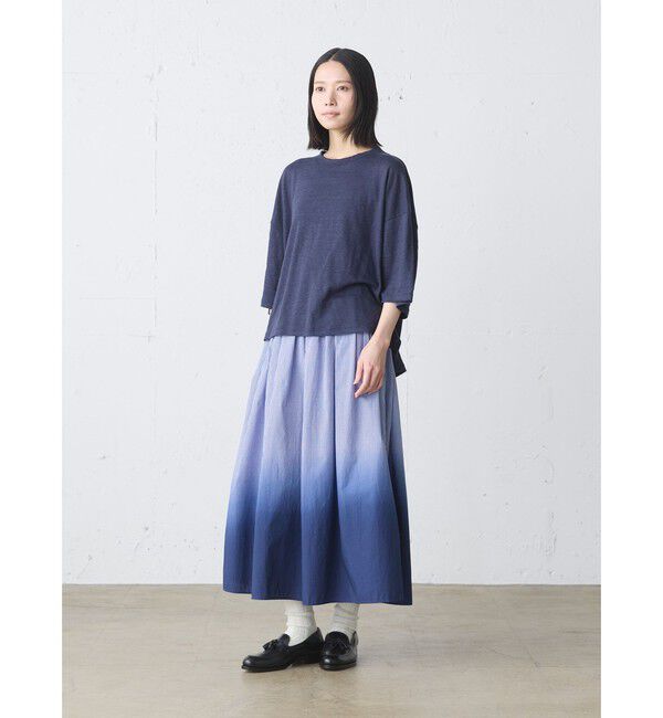 MidiUmi「MidiUmi グラデーションダイフレアスカート」|スカート|