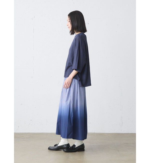 MidiUmi「MidiUmi グラデーションダイフレアスカート」|スカート|