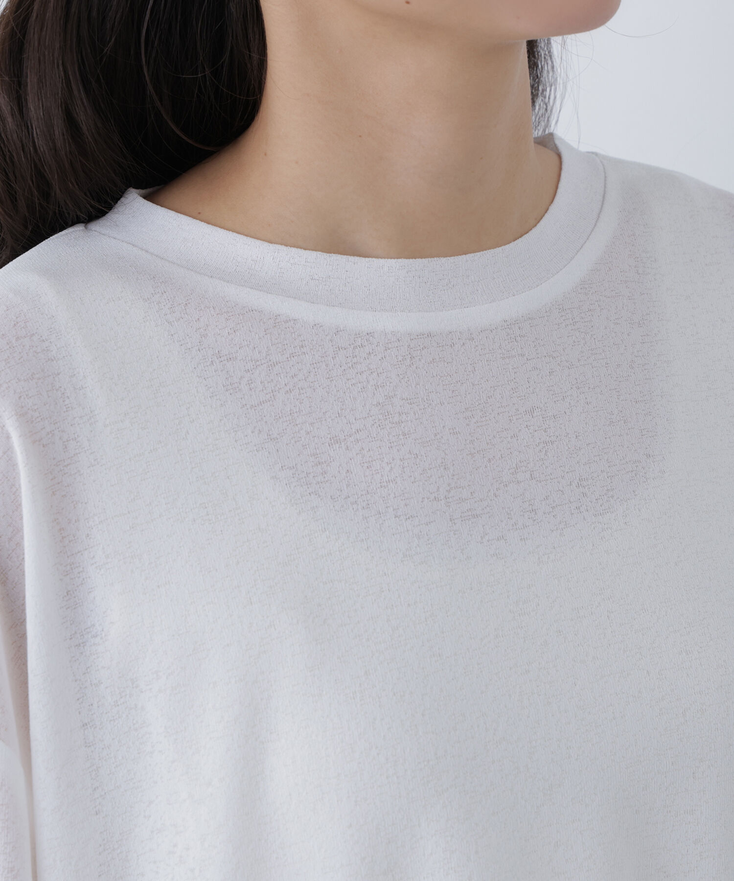  「〈N.〉スラブ天竺カットソー長袖」|Tシャツ・カットソー|