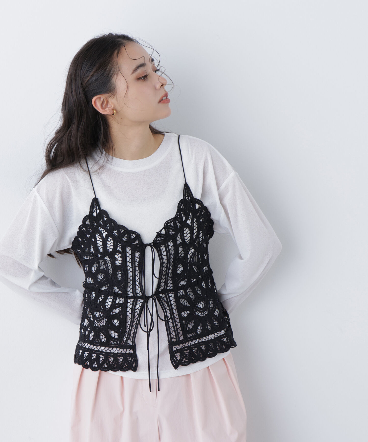  「〈N.〉スラブ天竺カットソー長袖」|Tシャツ・カットソー|