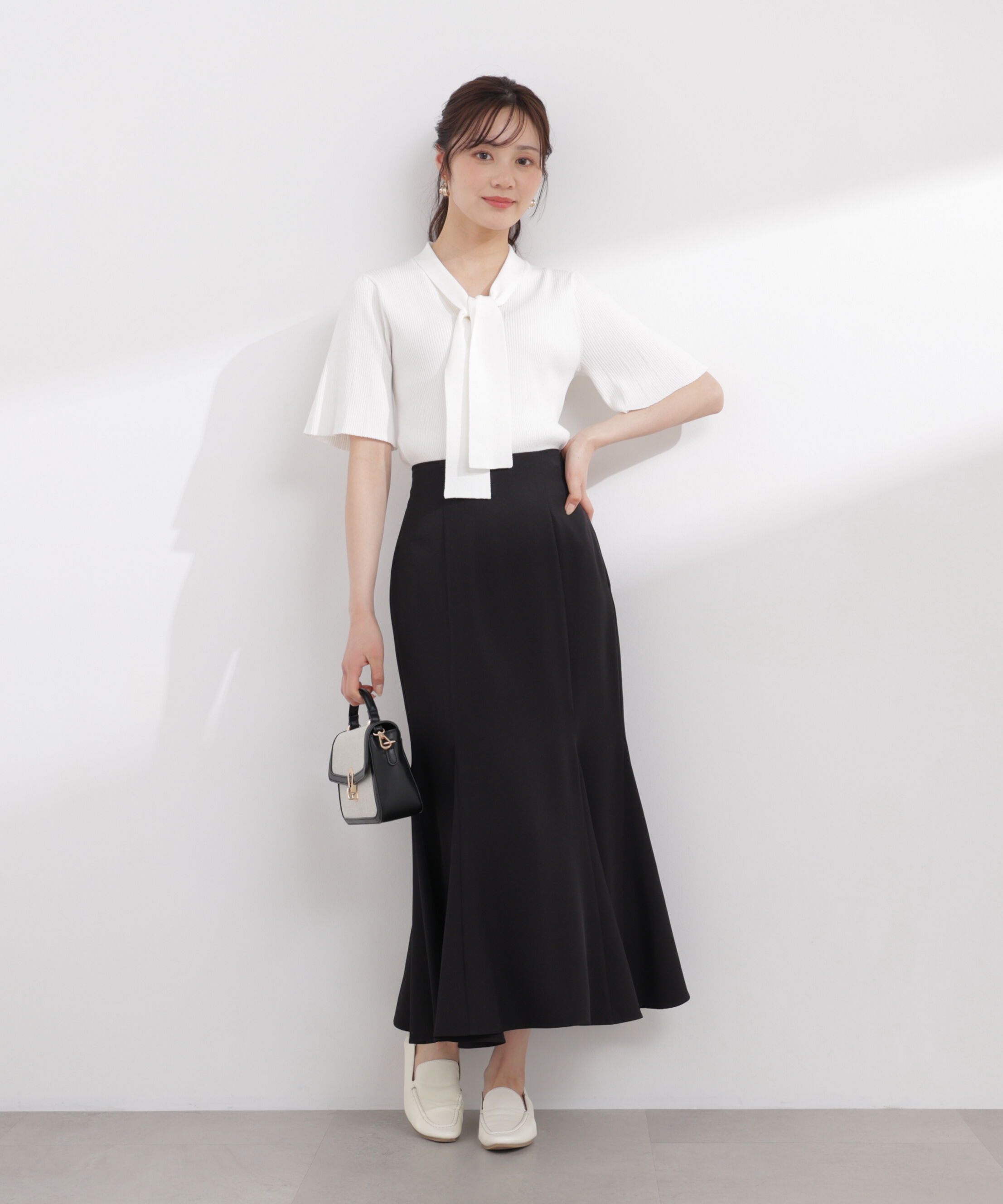 PROPORTION BODY DRESSING「3wayタイ付きニット 26SS」|ニット・セーター|