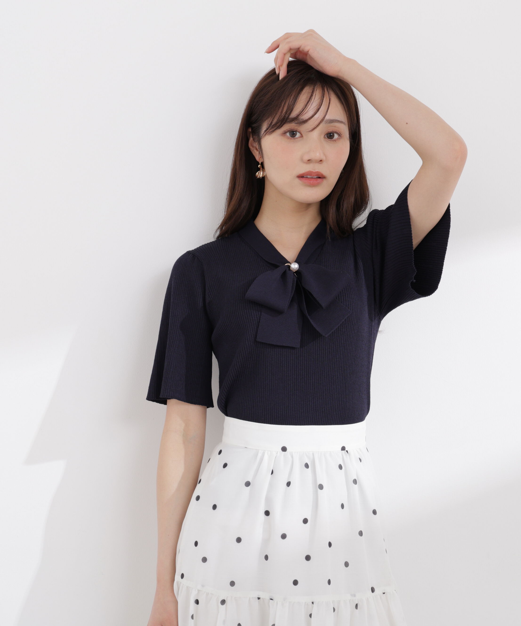 PROPORTION BODY DRESSING「3wayタイ付きニット 26SS」|ニット・セーター|