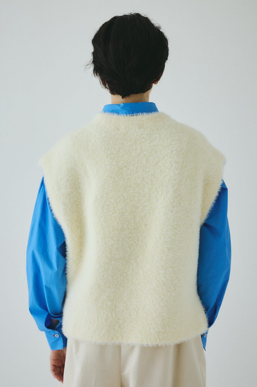 HeRIN.CYE「Shaggy knit vest」|ニット・セーター|