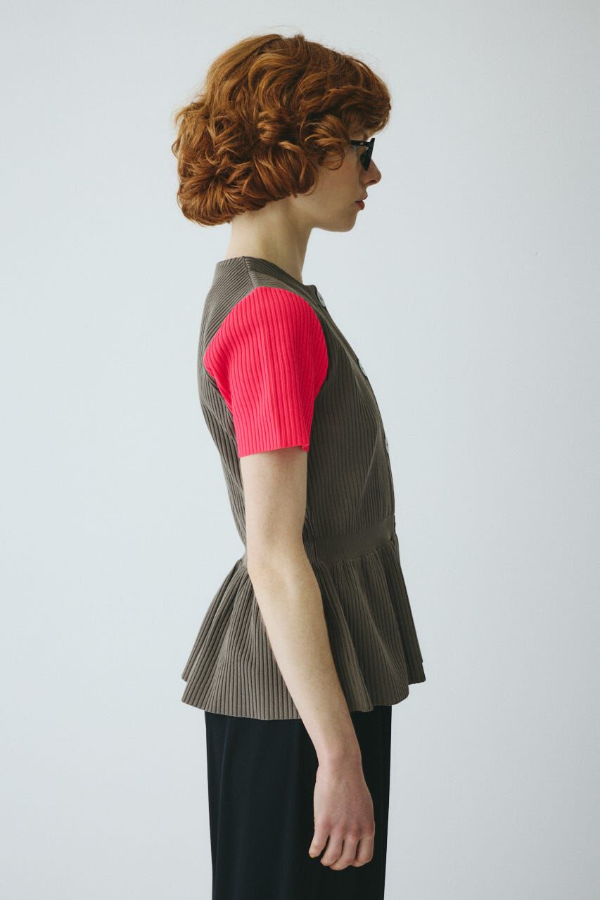 HeRIN.CYE「Flare hem knit tops」|ニット・セーター|