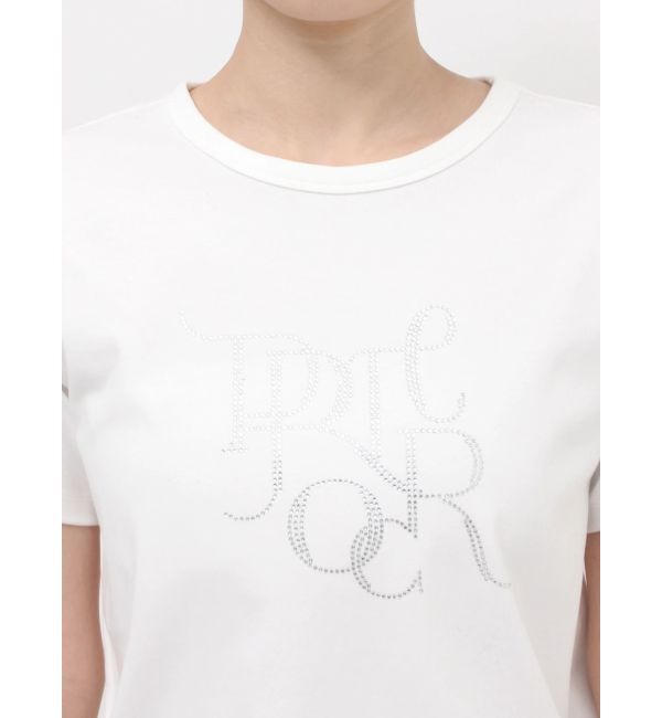 dazzlin「【UV】ラインストーングラフィックロゴTシャツ」|Tシャツ・カットソー|