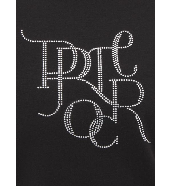 dazzlin「【UV】ラインストーングラフィックロゴTシャツ」|Tシャツ・カットソー|