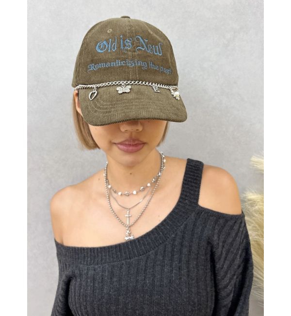 EVRIS「チャームコーデュロイCAP」|キャップ・キャスケット|
