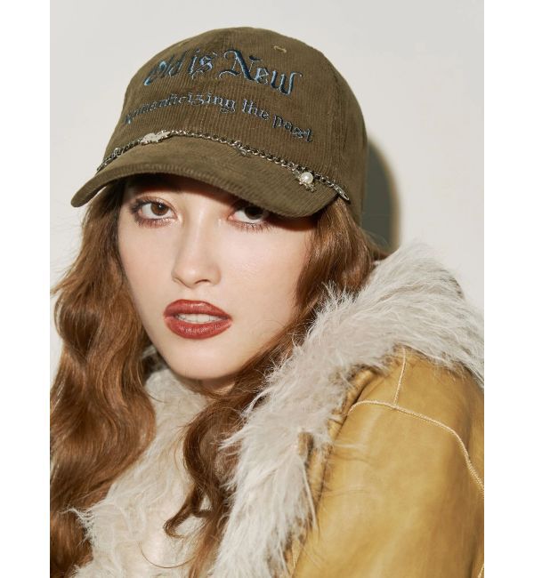 EVRIS「チャームコーデュロイCAP」|キャップ・キャスケット|