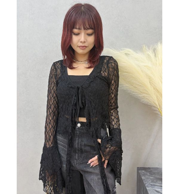 EVRIS「レースグランジデザイントップス」|Tシャツ・カットソー|