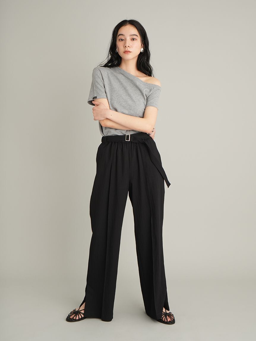 Mila Owen「【MILA PANTS】【UVカット】【接触冷感】イージーパンツ」|チノ|
