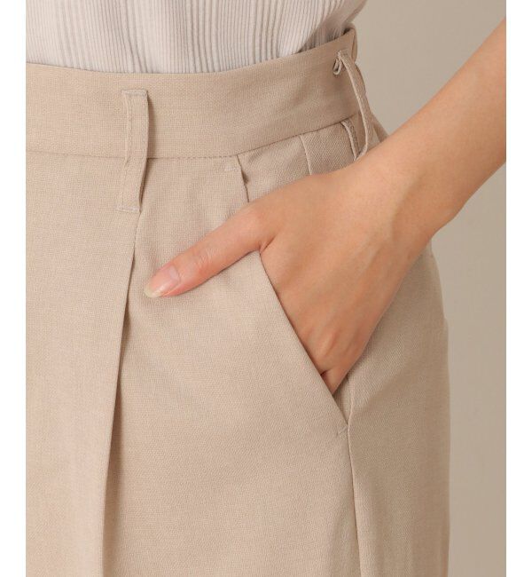ikka「リネンライクテーパードパンツ」|その他|