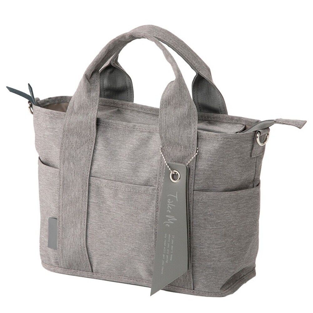 BACKYARD FAMILY「トートバッグ レディース 通販 Take Me 9pocket Totebag ショルダーバッグ」|トートバッグ|グレー1