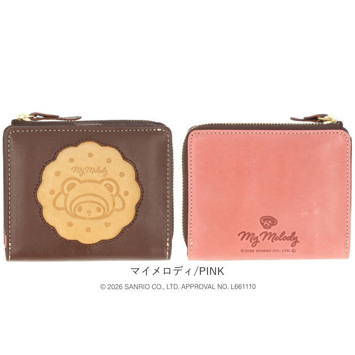 BACKYARD FAMILY「サンリオ 財布 二つ折り 通販 sanrio 1133 レザー 本革 牛革 二つ折り財布」|財布|
