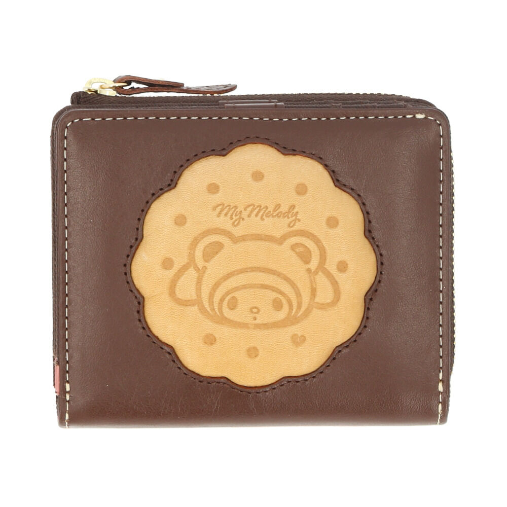 BACKYARD FAMILY「サンリオ 財布 二つ折り 通販 sanrio 1133 レザー 本革 牛革 二つ折り財布」|財布|ピンク1