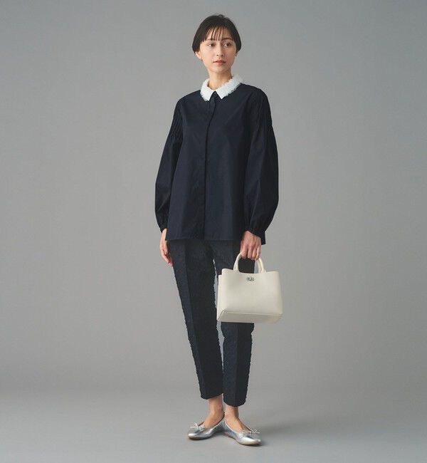 UNITED ARROWS「チュールカラー 2WAY ブラウス」|シャツ・ブラウス|