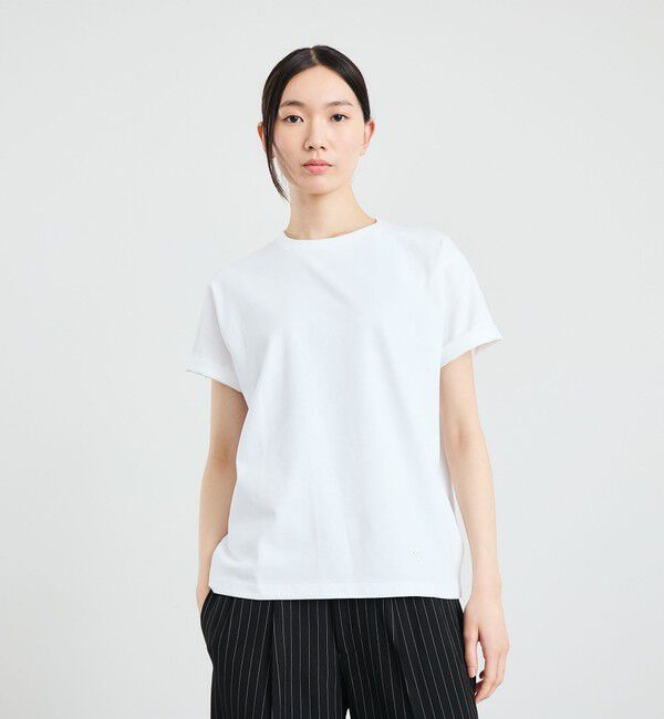SHIPS「City Ambient Products: コンパクト ショート レングス  Tシャツ 」|Tシャツ・カットソー|