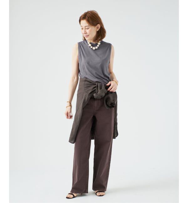 VERMEIL par iena「《予約》キュプラコットンノースリーブ」|Tシャツ・カットソー|