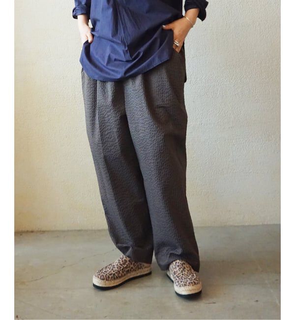 journal standard luxe「サッカー イージーパンツ」|その他|ブラウン