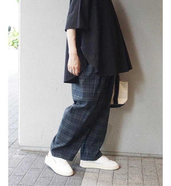 journal standard luxe「サッカー イージーパンツ」|その他|ネイビー