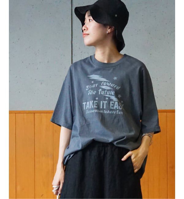 journal standard luxe「プリントT(TAKE IT EASY)」|Tシャツ・カットソー|グレー