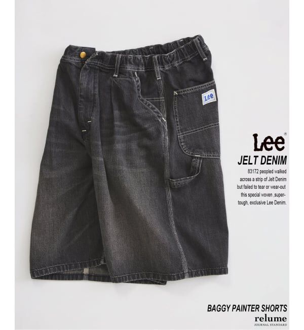 JOURNAL STANDARD relume「《予約》Lee / リー 別注 バギー ペインター デニムショーツ」|その他|ブラック