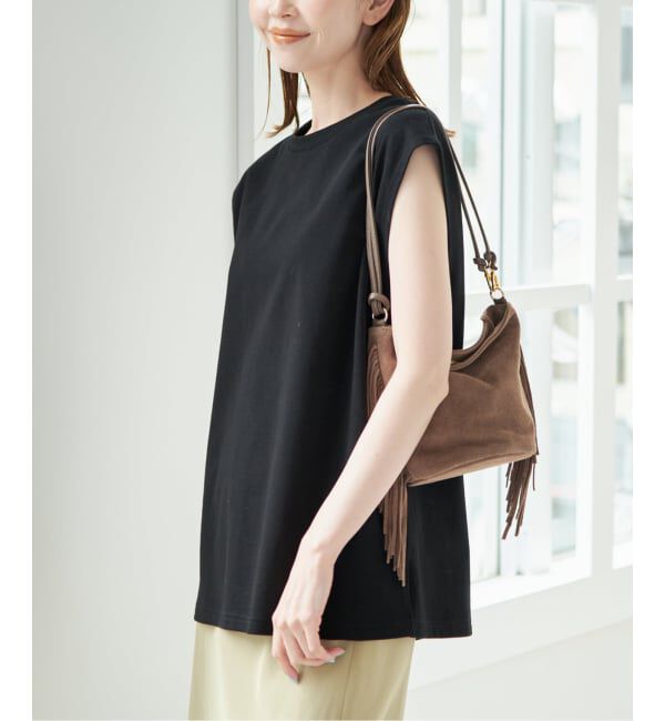 U by SPICK&SPAN「サイドスリットノースリーブ」|Tシャツ・カットソー|