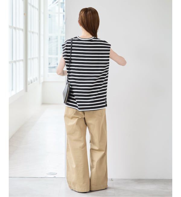 U by SPICK&SPAN「サイドスリットノースリーブ」|Tシャツ・カットソー|