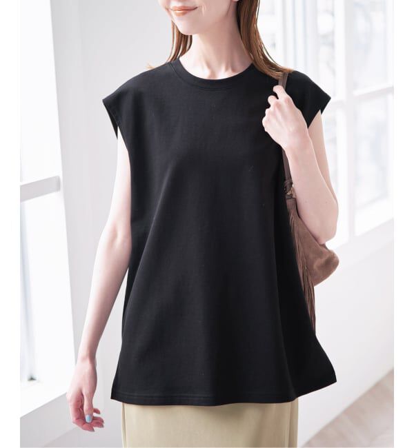 U by SPICK&SPAN「サイドスリットノースリーブ」|Tシャツ・カットソー|