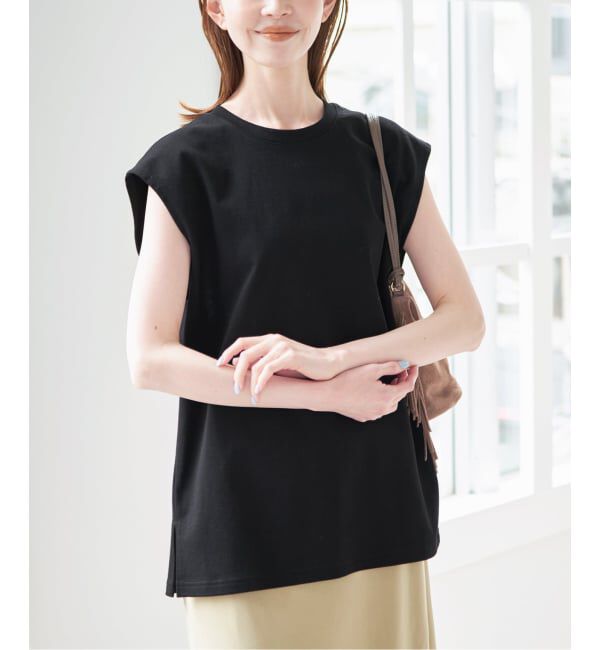 U by SPICK&SPAN「サイドスリットノースリーブ」|Tシャツ・カットソー|