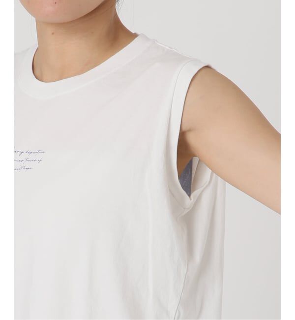FRAMeWORK「ブルーフォトノースリーブTEE」|Tシャツ・カットソー|