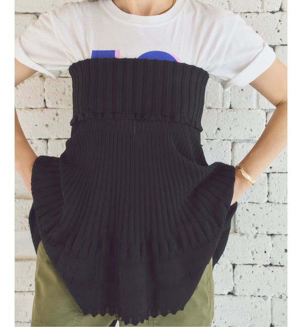 Spick and Span「レイヤードニットベアトップ」|ニット・セーター|
