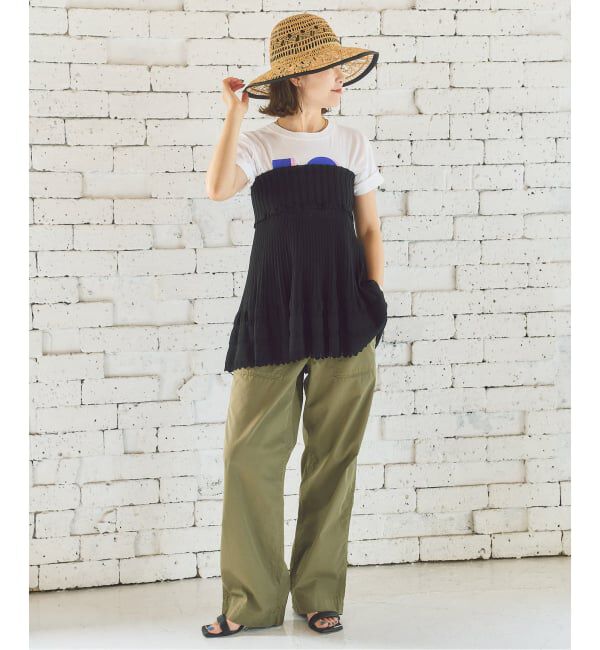 Spick and Span「レイヤードニットベアトップ」|ニット・セーター|