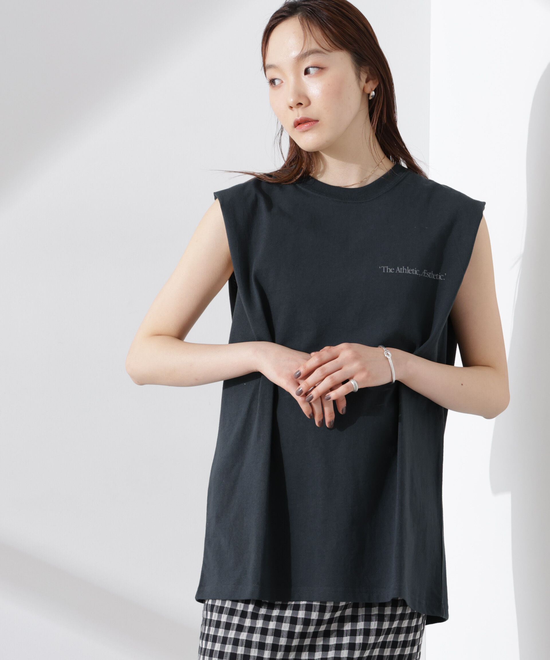 nano･universe「RUSSELL ATHLETIC/別注 Jersey Sleeveless Graphic T」|Tシャツ・カットソー|