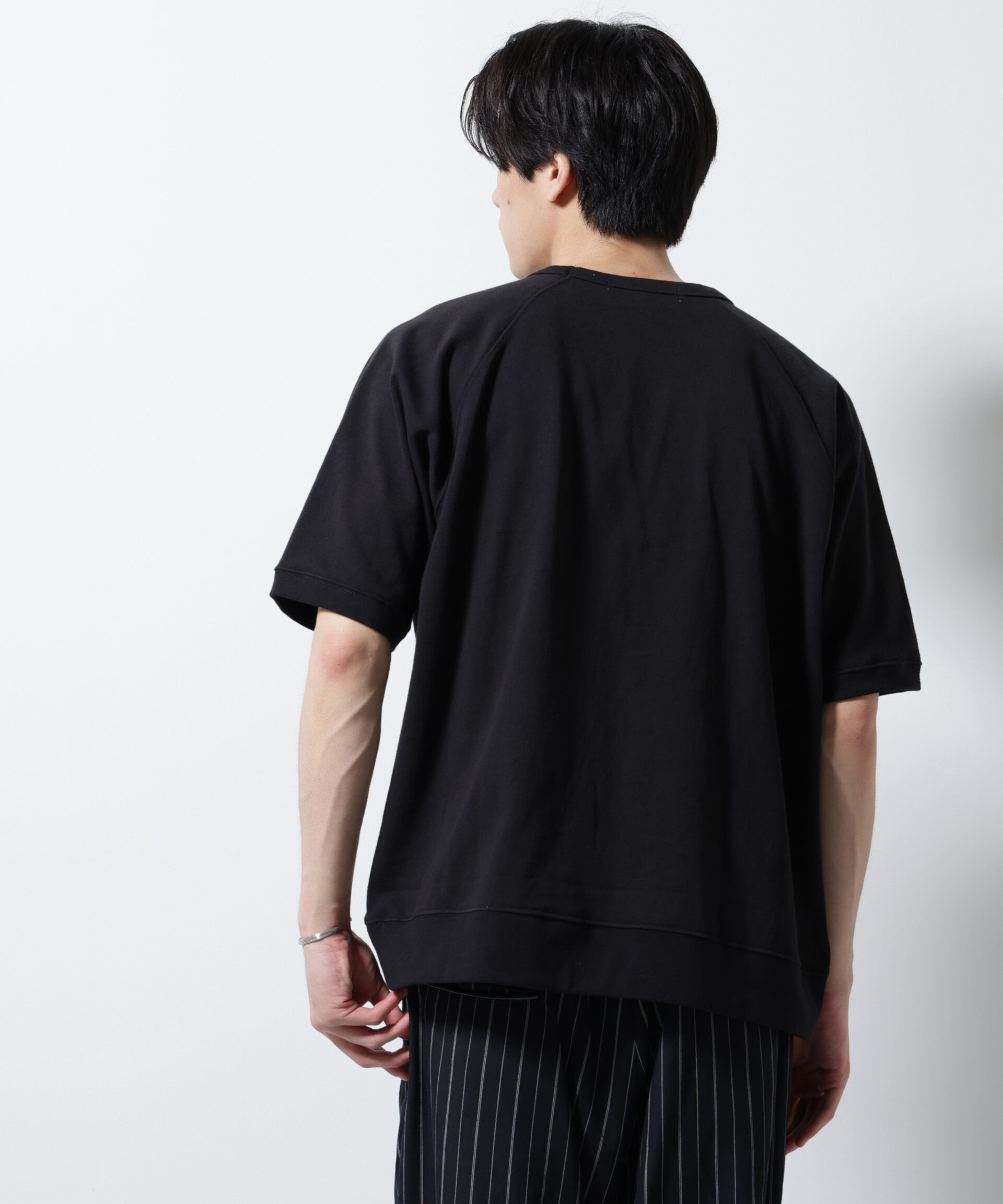 nano･universe「ヘビーウェイトコットンラグランスリーブTシャツ」|Tシャツ・カットソー|