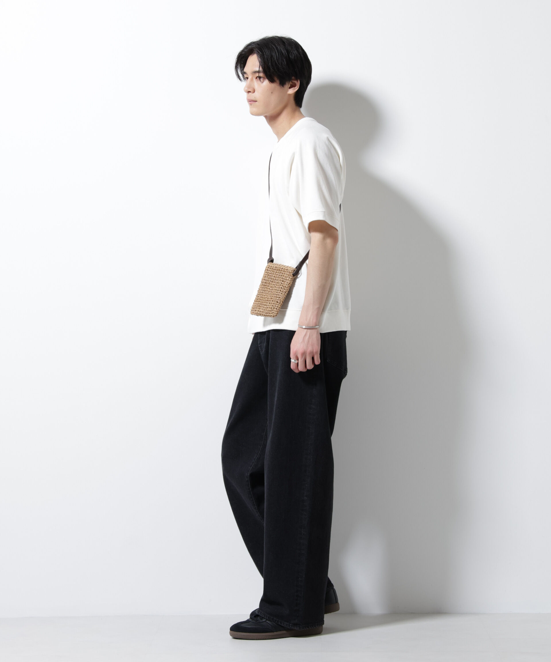 nano･universe「ヘビーウェイトコットンラグランスリーブTシャツ」|Tシャツ・カットソー|