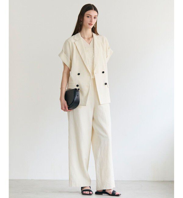BEIGE,「SPINEL / タックギャザー ワイドパンツ」|その他|