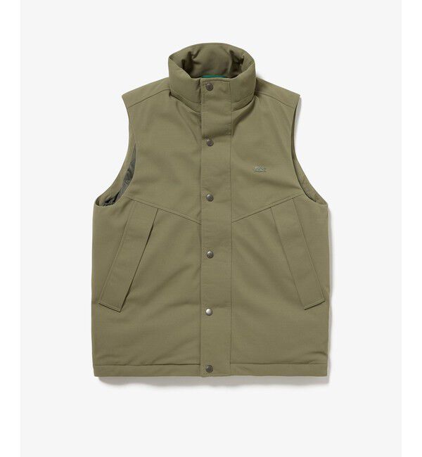LACOSTE「RDS認証ダウン 耐水透湿 ハイネック ジップアップ ピケダウンベスト」|ダウンベスト・ベスト|