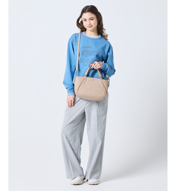 LACOSTE「デイ イン L トップハンドルバッグ」|ハンドバッグ|