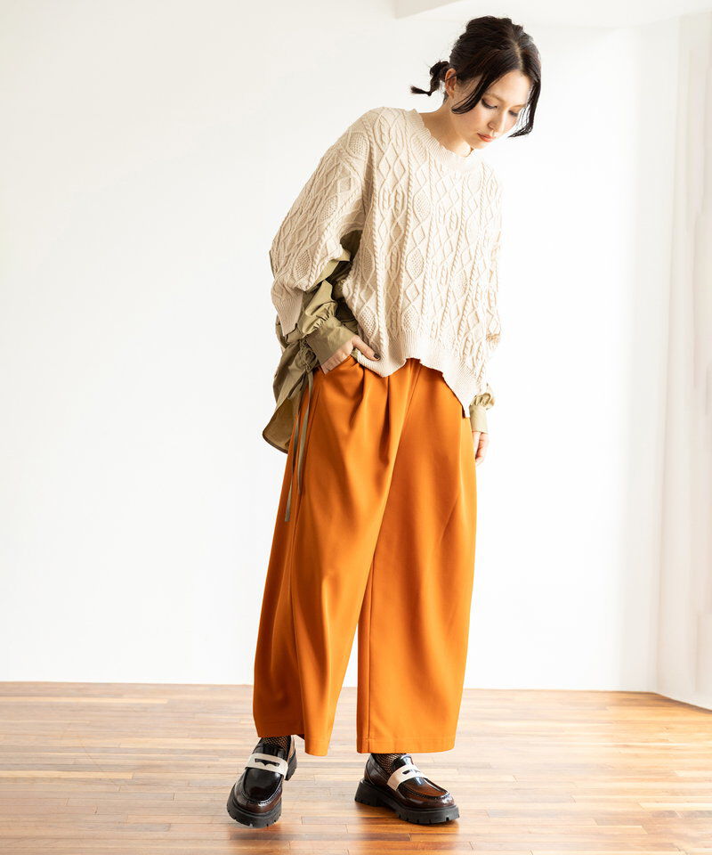  「タックワイドパンツ」|その他|