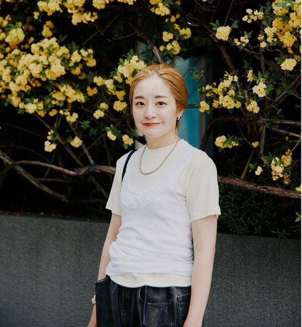  「【LUALY】【接触冷感/吸水速乾】シアープレーンチビTee」|Tシャツ・カットソー|