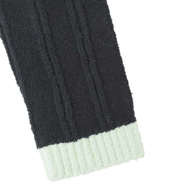 SOFFITTO「【Casablanca/カサブランカ】 Boucle Polo in Black」|ニット・セーター|
