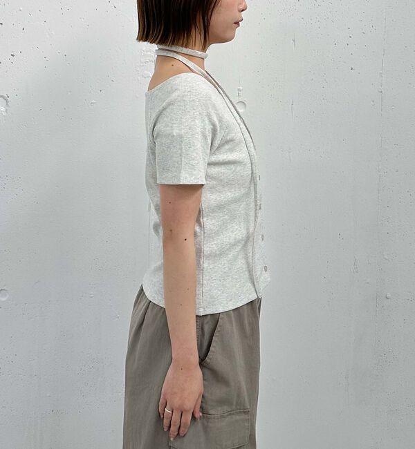 archives「ＦボタンオフショルリブＴＯＰＳ」|Tシャツ・カットソー|