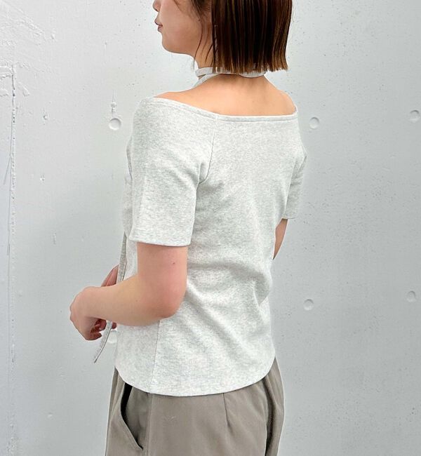 archives「ＦボタンオフショルリブＴＯＰＳ」|Tシャツ・カットソー|