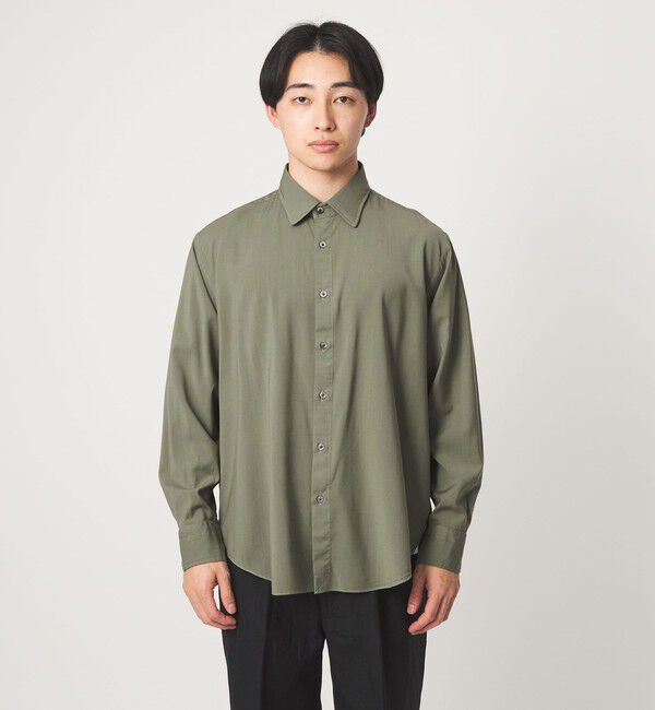 UNITED ARROWS green label relaxing「＜Errico Formicola＞W レオ LAVATO ワイドカラー シャツ」|シャツ・ブラウス|