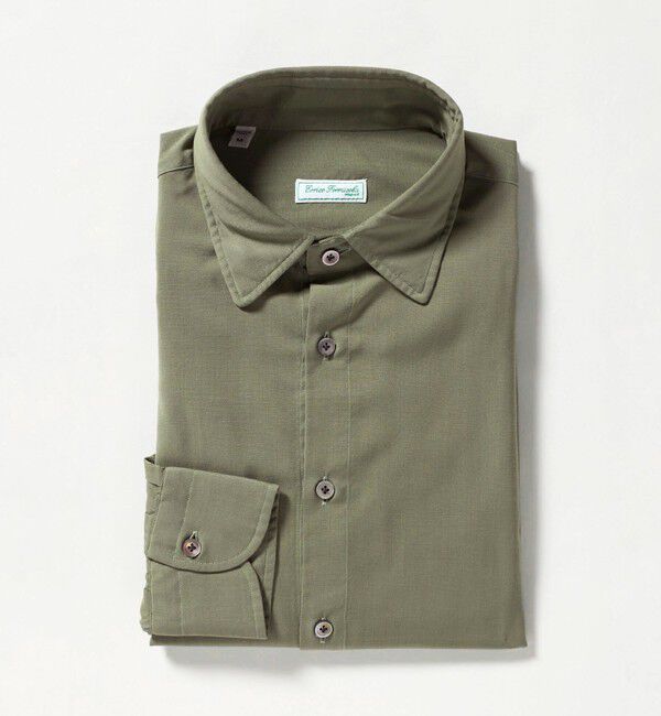 UNITED ARROWS green label relaxing「＜Errico Formicola＞W レオ LAVATO ワイドカラー シャツ」|シャツ・ブラウス|