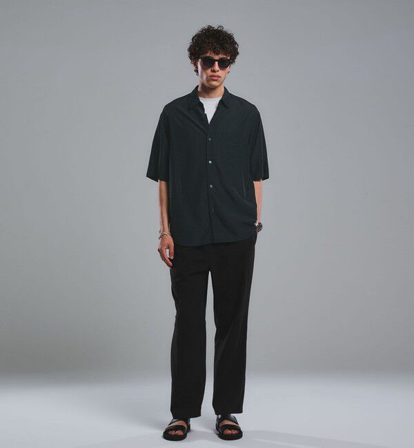 UNITED ARROWS green label relaxing「シアー ギンガムチェック ジャストルーズ 半袖 シャツ」|シャツ・ブラウス|