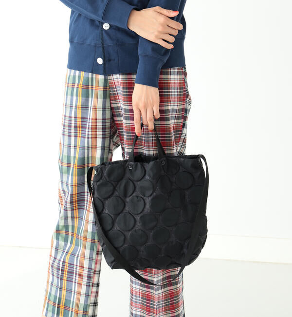 BEAMSBOY「【別注】BAG'n'NOUN / ドット バッグ」|トートバッグ|BLACK