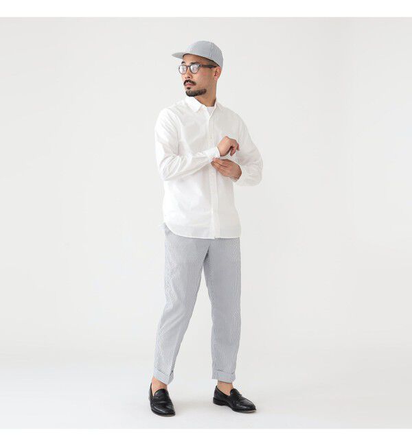 BEAMS PLUS「Round Collar Peruvian Pima」|シャツ・ブラウス|