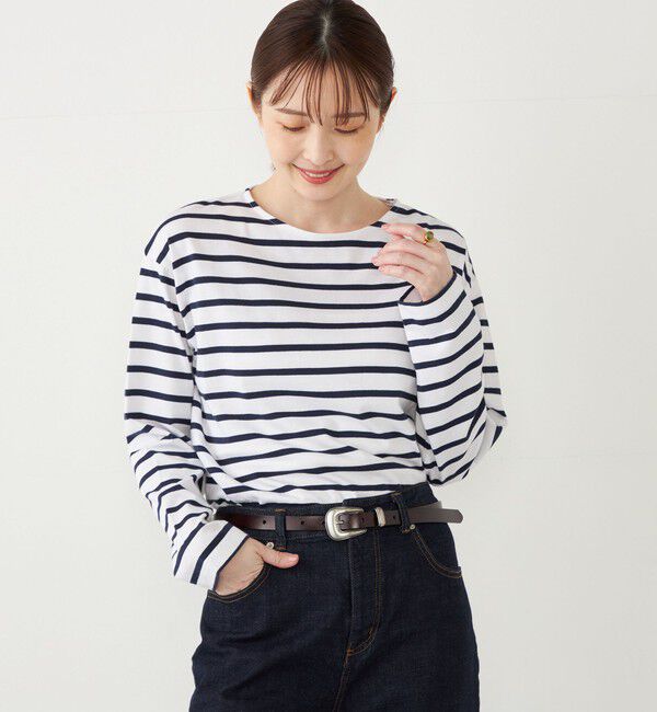 SHIPS Colors 「《一部追加予約》SHIPS Colors:コットン レイヤード TEE 3（ロンT）◆」|Tシャツ・カットソー|